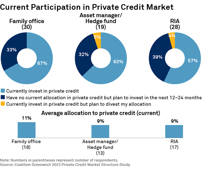 Current Participation in Private Credit Market