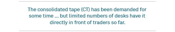 The consolidated tape- quote