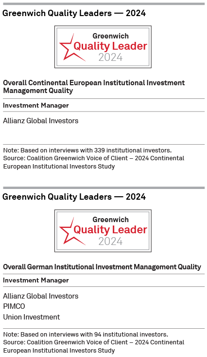 2024 Greenwich Leaders -Overall Continental European and German Institutional Investment Management Quality