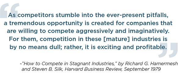 As competitors stumble into the ever-present pitfalls quote