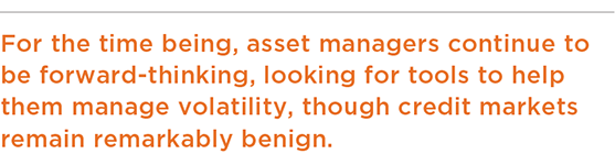 For the time being, asset managers continue to be forward-thinking