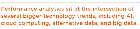 Performance analytics sit at the intersection of several bigger technology trends quote