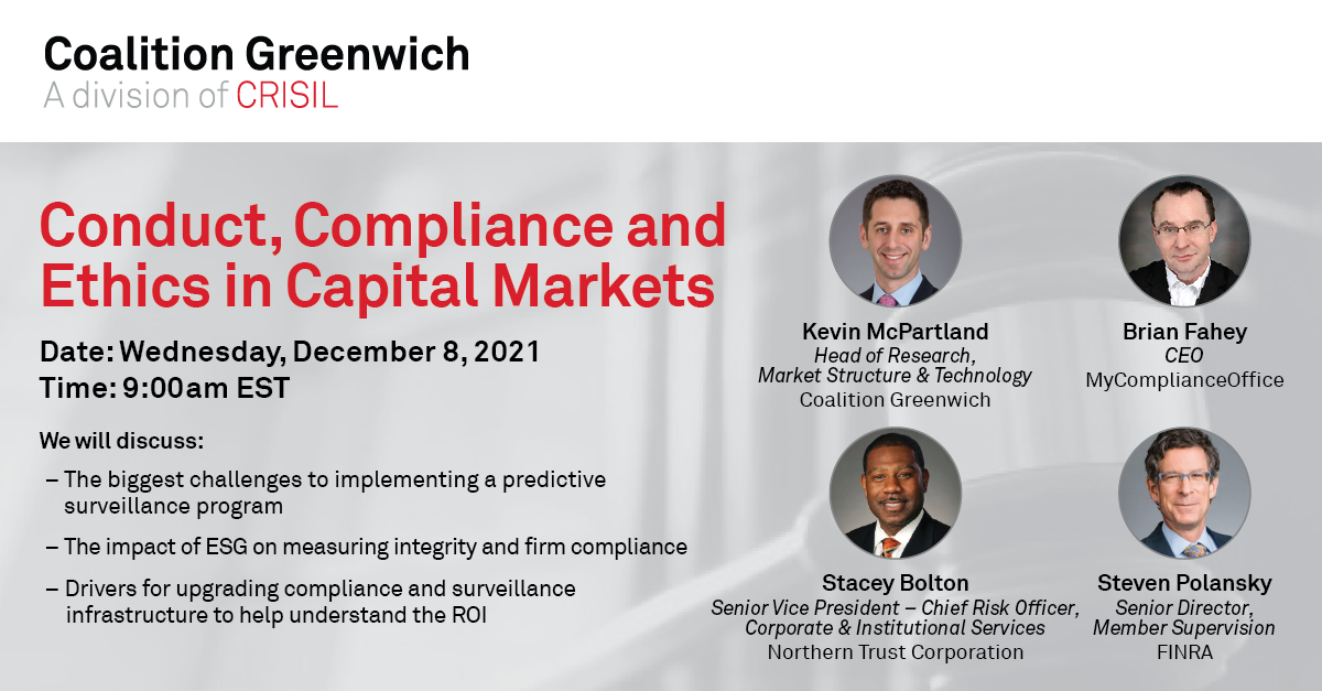 Conduct, Compliance and Ethics in Capital Markets