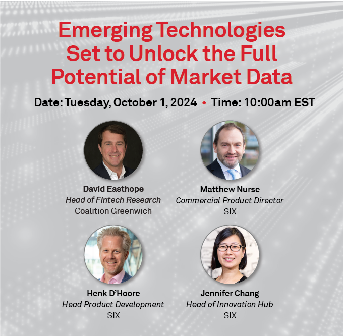 Emerging Technologies Set to Unlock the Full Potential of Market Data